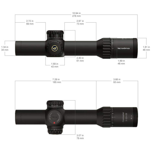 Оптический прицел Vector Optics Continental 1-10x28 FFP Illum фото 9