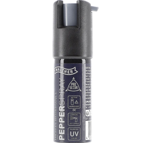 Газовый балончик Umarex Walther ProSecur UV 10%, 16 мл. (конусный) фото 2