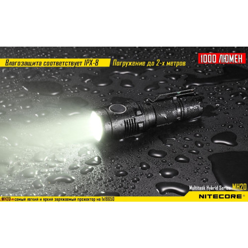 Фонарь Nitecore MH20 фото 5