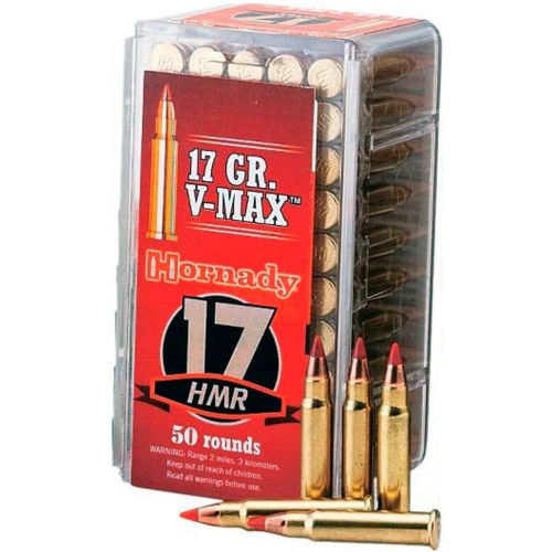 Патрон Hornady Varmint Express кал. 17 HMR куля V-Max, маса 1.1 гр/17 гран фото