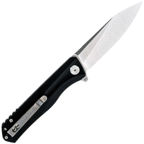 Нож Petrified Fish Forward Black G10, Stonewashed (PF818DW) фото 2