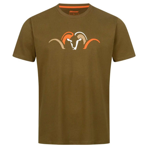 Футболка Blaser Active Outfits T25 ARGALI (M, Олива) фото