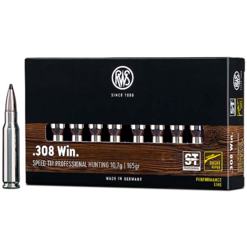 Патрон RWS Short Rifle кал. 308 Win пуля Speed Tip Pro, масса 10.7 гр/165 гран фото