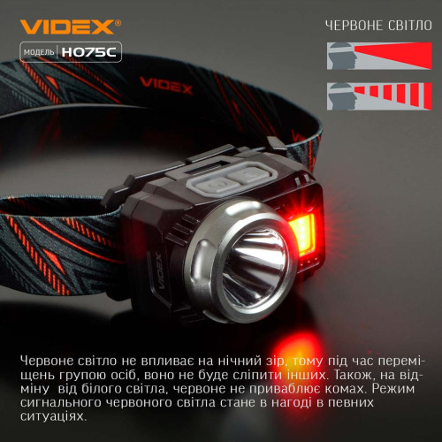 Налобный светодиодный фонарь VIDEX VLF-H075С фото 16