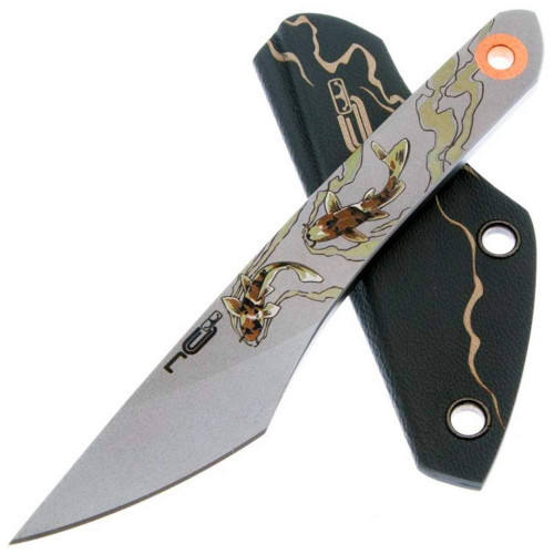 Нож N.C. Custom KOI Bead Blast фото 2