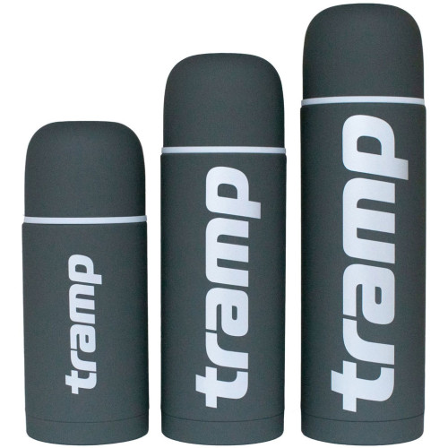 Термос TRAMP Soft Touch 1 л Grey фото 4