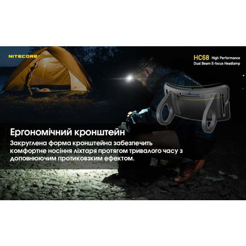 Ліхтар налобний Nitecore HC68 фото 21