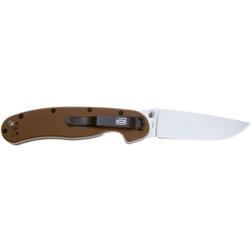 Нож складной Ontario Knife RAT I Linerlock Coyote brown фото 2