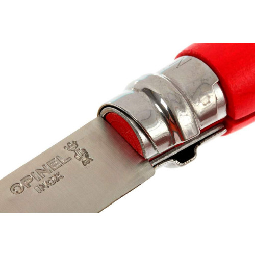 Нож Opinel №8 Inox Trekking красный фото 4