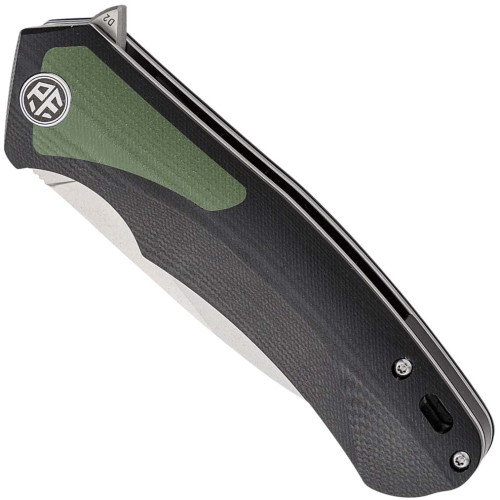 Нож Petrified Fish Pub Black/Green G10, Stonewashed (PF838GRW) фото 4