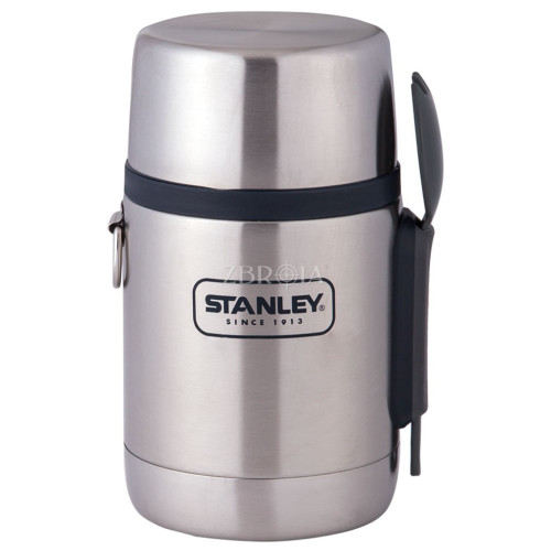 Термос для еды Stanley 0.5л ц:серебро (с ложкой) фото