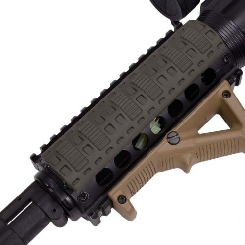 Защитная накладка DLG Tactical (DLG-062) 15 см на планку Picatinny (полимер) олива фото 4