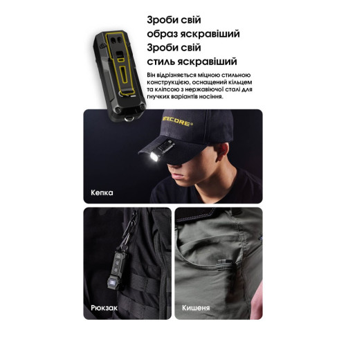 Ліхтар наключний Nitecore TUP2 MCT синій фото 22