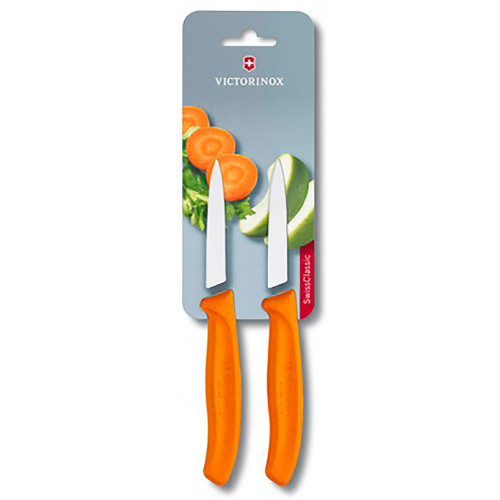 Набор кухонный Victorinox Swiss Classic (2 предмета, ц: оранжевый) фото