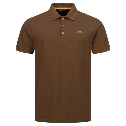 Тениска поло Blaser Active Outfits Solid Polo Shirt (2XL, Коричневый) фото