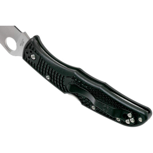 Ніж Spyderco Endura 4 Flat Ground Black (C10FPBK) фото 6