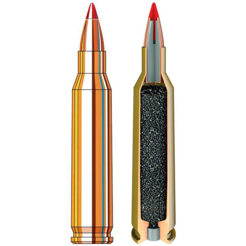 Патрон Hornady Varmint Express кал. 223 Rem пуля V-Max, масса 3.56 гр/55 гран фото 2