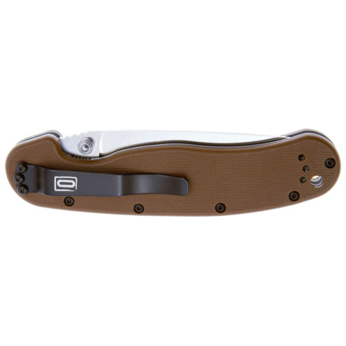 Нож складной Ontario Knife RAT I Linerlock Coyote brown фото 4
