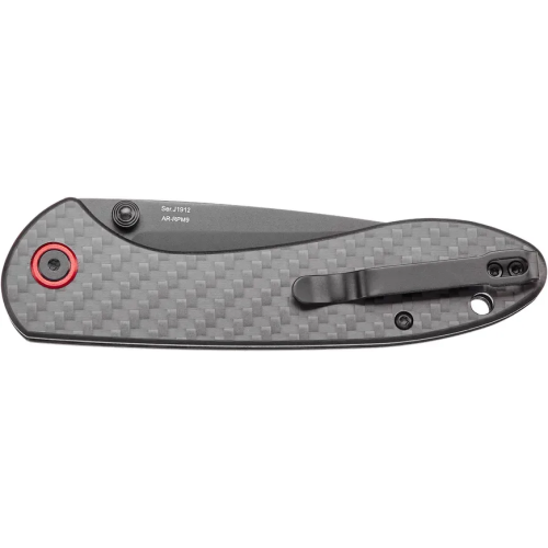 Нож CJRB Feldspar Black Blade, AR-RPM9 Steel, CF, Black (J1912-BCF) фото 4