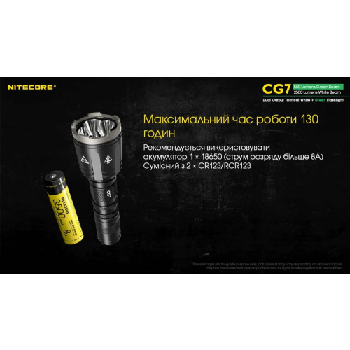 Ліхтар Nitecore CG7 фото 12