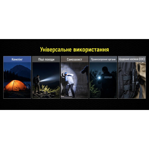 Ультракомпактный фонарь Klarus XT1A 1000 лм/920 mAh Black фото 8