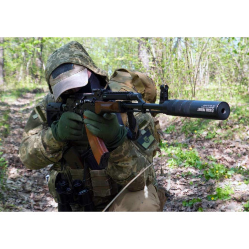 Глушитель Steel Patriot кал. 5,45. Резьба М24х1.5 фото 4