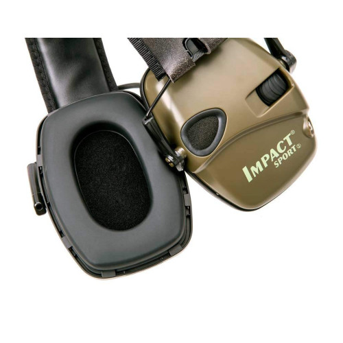 Стрілецькі навушники Howard Leight Impact Sport Earmuff Olive активні фото 7