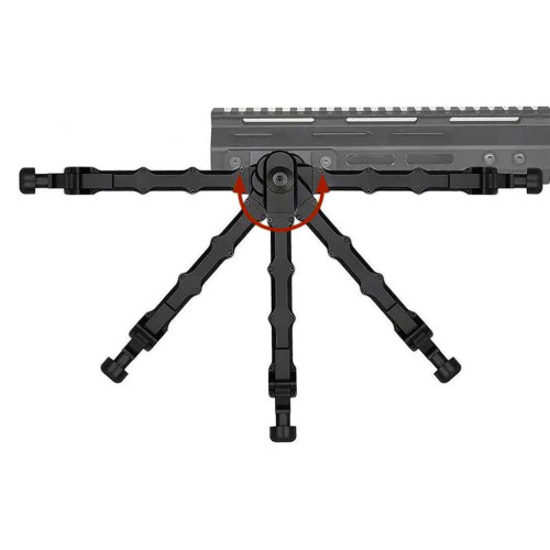 Сошки Buvele V9 на M-LOK (высота 18.4 - 22.9 см) раздельные фото 2