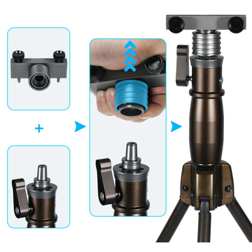 Трипод для стрільби Fiery Deer Tripod Trigger stick Gen7 MLK (90-165 см) фото 2