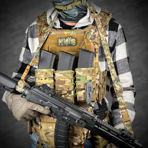 Ремень оружейный одно/двухточечный RAGNAROK «ODIN» Gen.II carbine Пиксель фото 3