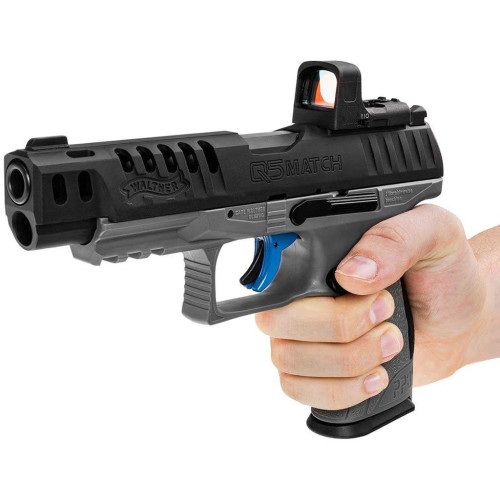 Пневматический пистолет Umarex Walther Q5 Match Combo 5" Set Blowback (5.8421-1) фото 9