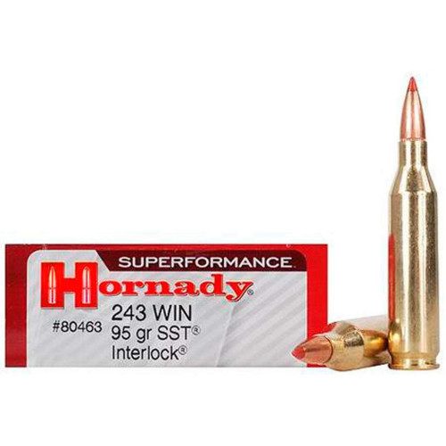 Патрон Hornady Superformance кал. 243 Win пуля SST, масса 6.15 гр/95 гран фото 2