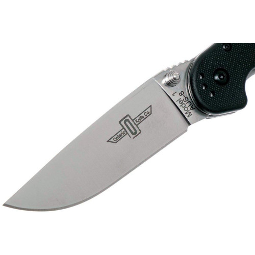Нож Ontario Knife RAT I AUS-8 Black (ON8848) фото 4