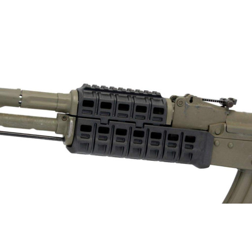 Цевье DLG Tactical (DLG-136) для АК-47/74 с планкой Picatinny + слоты M-LOK (полимер) койот фото 5