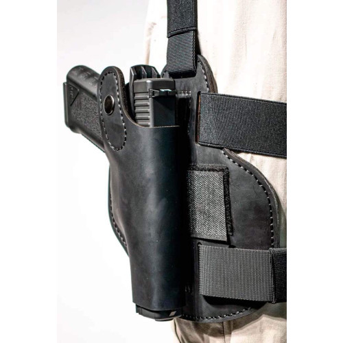 Набедренная кобура AMMO Key Illegible-2 S Black Hydrofob для Glock 17 фото 3
