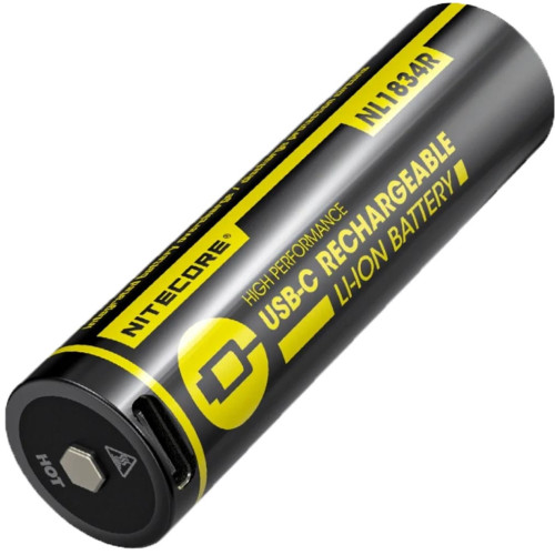Акумулятор літієвий Nitecore NL1834 R 18650 3400 mAh фото