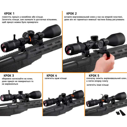 Прицел Discovery Optics ED-PRS 5-25x56 SFIR FFP (34 мм, подсветка) фото 2