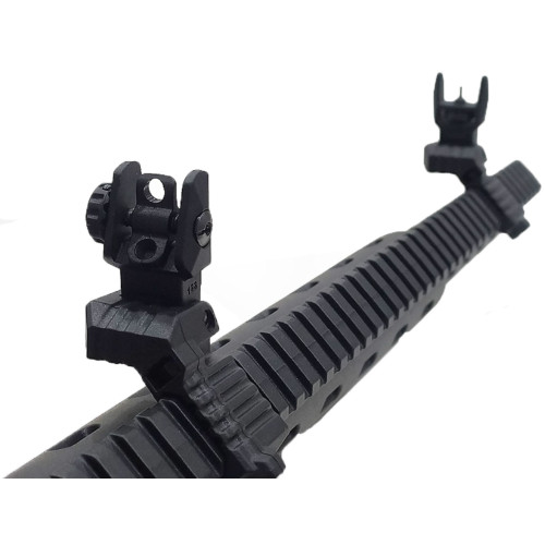 Мушка и целик DLG Tactical (DLG-184) Offset Sights Low Profile 45 на Picatinny фото 3
