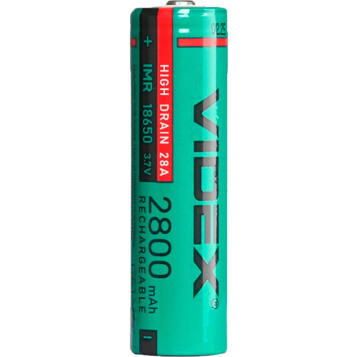 Аккумулятор VIDEX Li-Ion 18650 2800mAh (высокого тока) фото