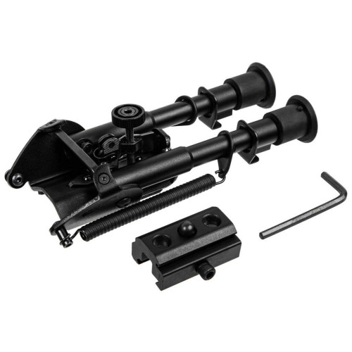 Сошки Vector Optics Rokstad на антабку (высота 15.2 - 22.9 см) с переходником на Weaver/Picatinny фото 6