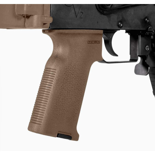 Пистолетная рукоятка Magpul MOE-K2 AK Grip для АК-74/АКМ (полимер) песочная фото 2