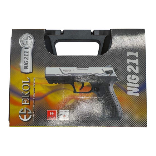 Шумовой пистолет EKOL Nig 211 Black фото 6