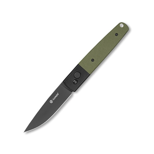 Нож складной Ganzo G721B-GR (8,5 см, зеленый, черный клинок) фото