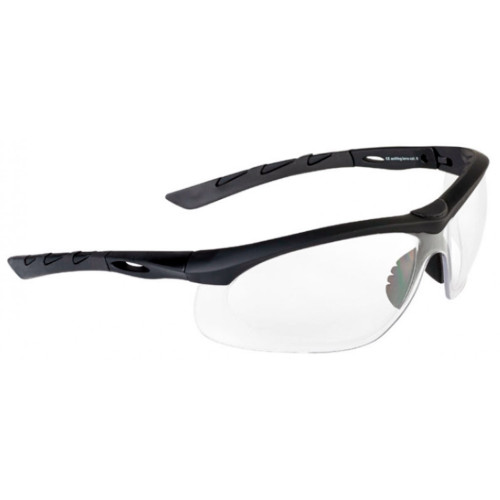 Защитные очки Swiss Eye Lancer (черный) прозрачные линзы фото
