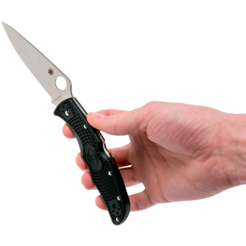 Ніж Spyderco Endura 4 Flat Ground Black (C10FPBK) фото 9