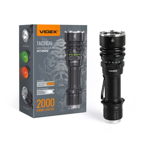 Тактичний світлодіодний ліхтарик VIDEX VLF-AT265 фото 2