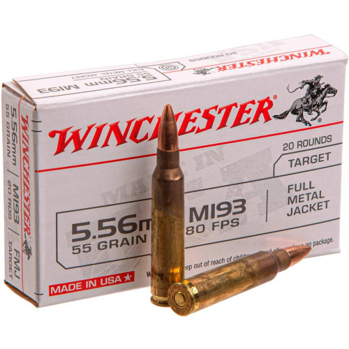 Патрон Winchester кал. 223 Rem куля FMJ, маса 3.56 гр/55 гран фото