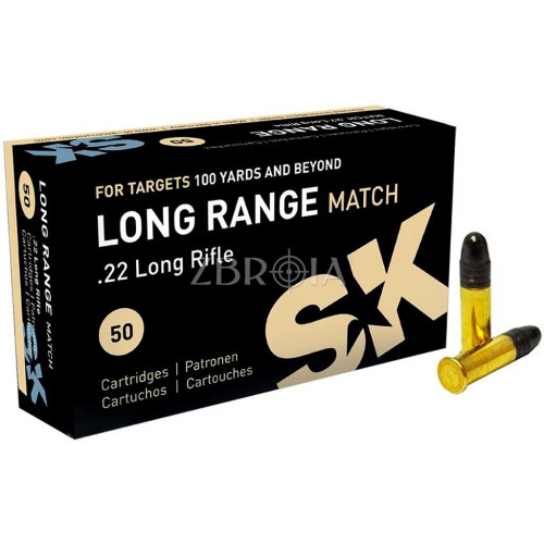 Патрон SK Long Range Match кал. 22 LR куля LRN, маса 2.59 гр/40 гран фото