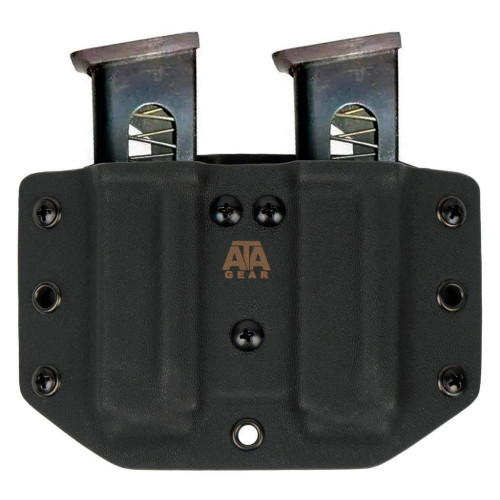 Паучер ATA-Gear Double Pouch ver.1 Black для магазинов ПМ/ПМР/ПМ-Т (правша/левша) фото 6