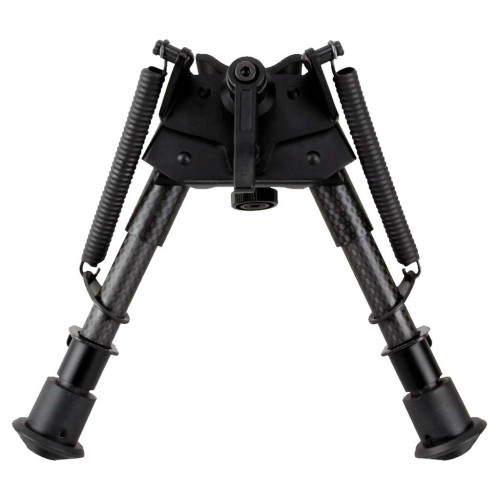 Сошки Vector Optics Carbon Fiber Swivel Bipod на антабку (высота 15.2 - 22.9 см) с переходником на Weaver/Picatinny фото
